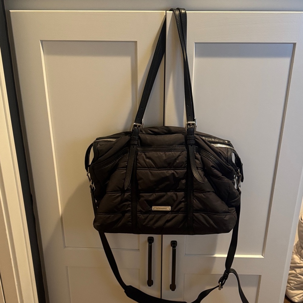 Burberry diaper bag